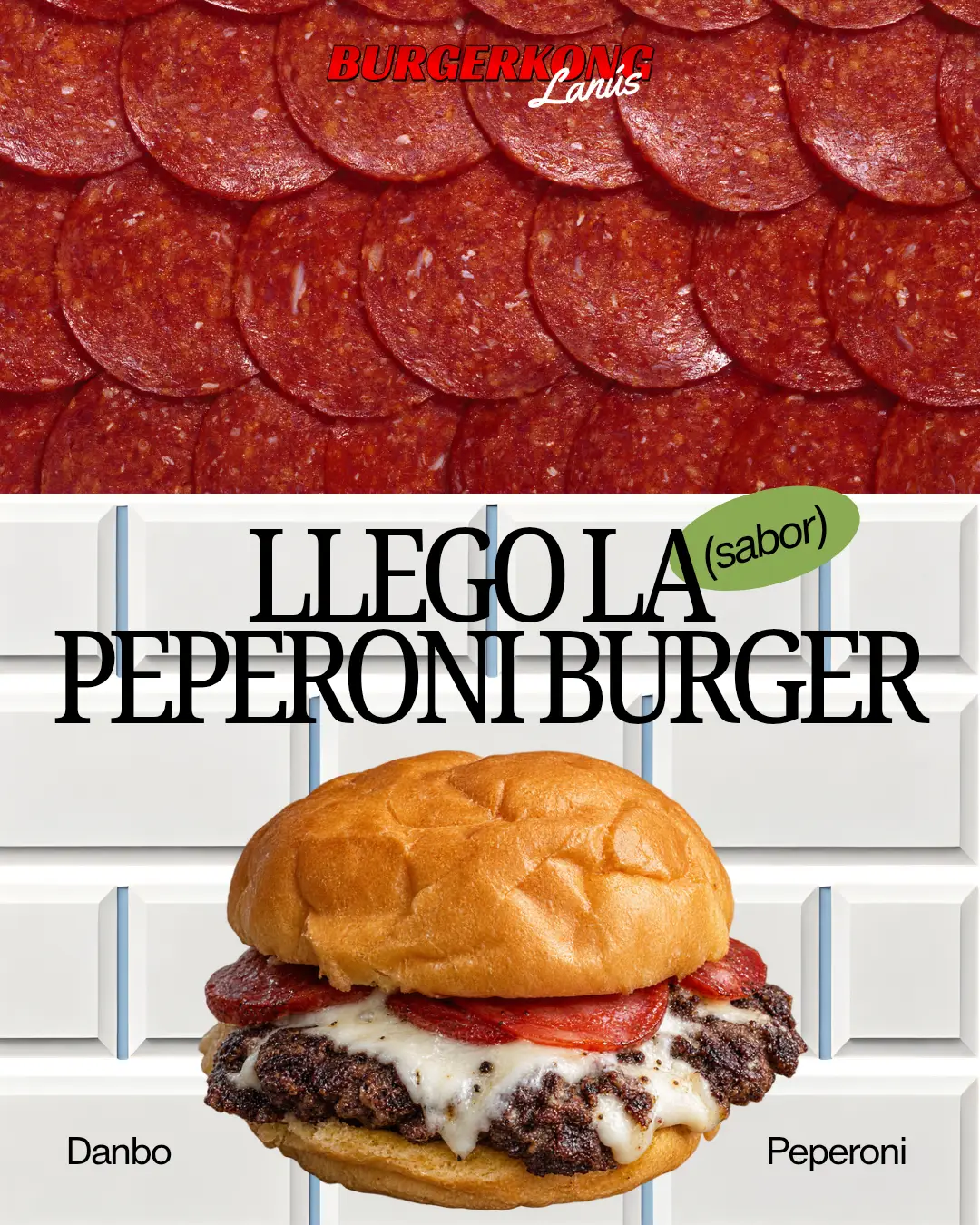02 PEPERONI BURGER  TRIPLE 